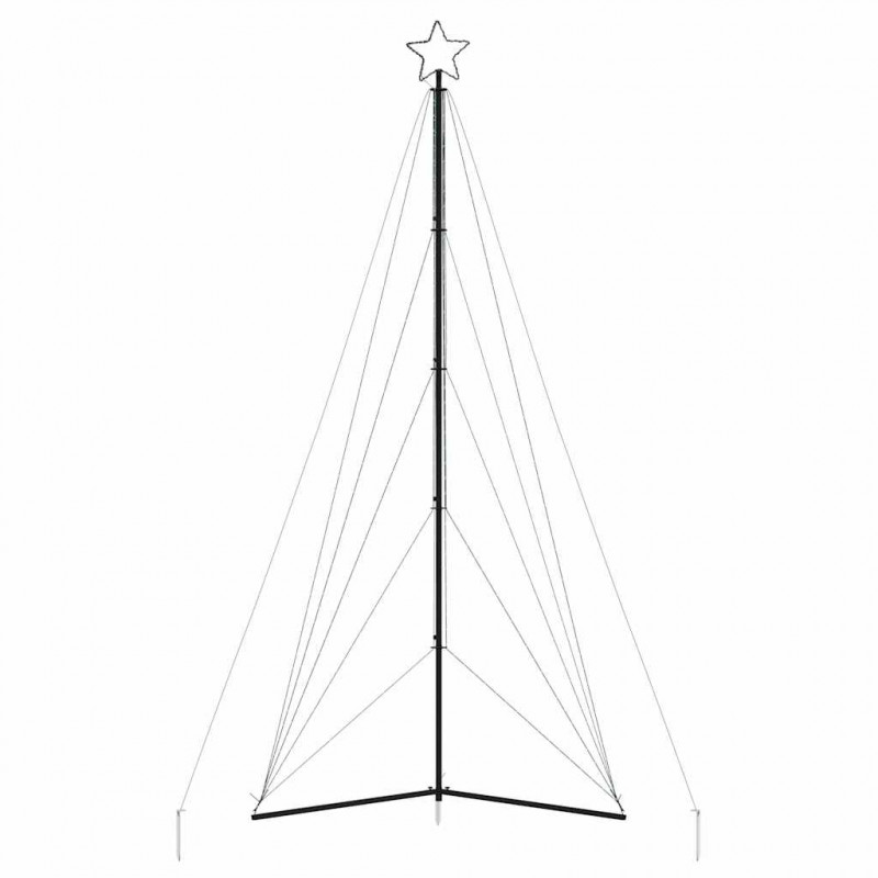 Lampki choinkowe, 615 zimnych białych LED, 404,5 cm