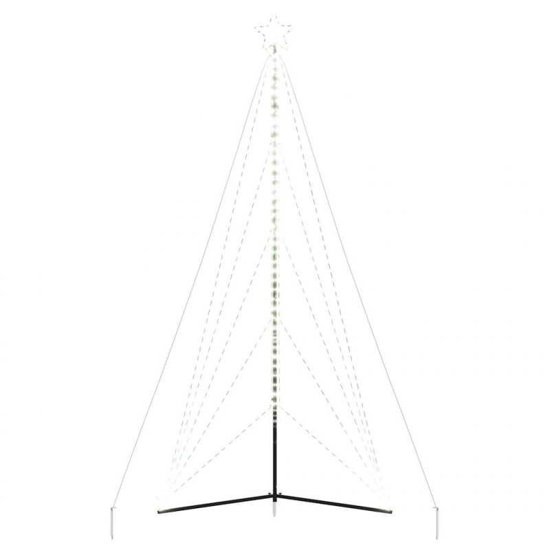 Lampki choinkowe, 615 zimnych białych LED, 404,5 cm