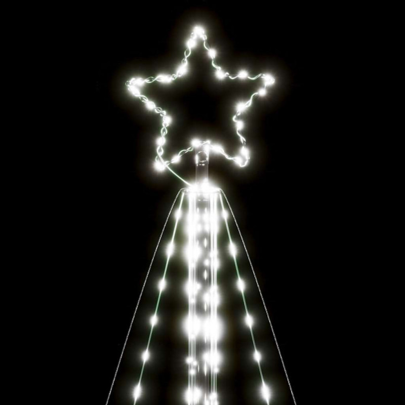 Lampki choinkowe, 615 zimnych białych LED, 404,5 cm