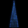 Stożkowa choinka z lampek, 550 niebieskich LED, 304 cm