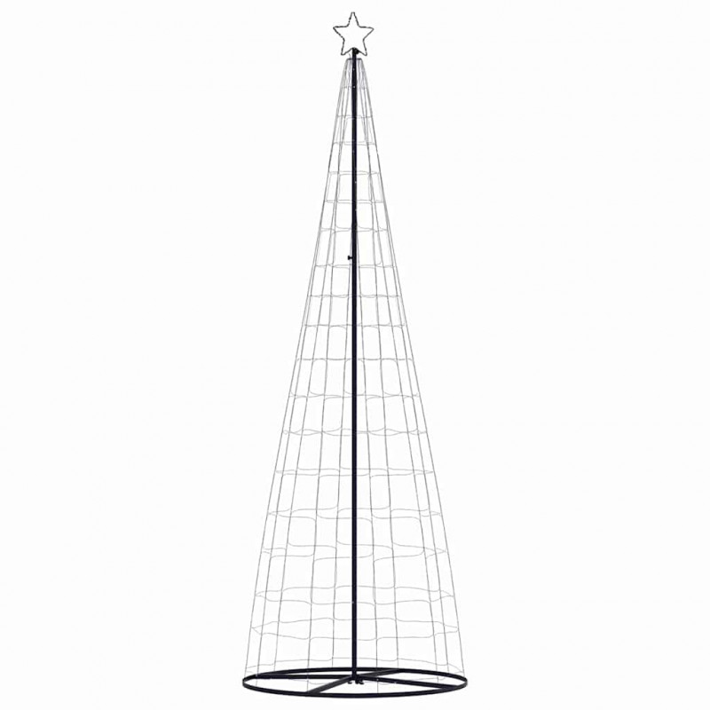 Stożkowa choinka z lampek, 550 niebieskich LED, 304 cm