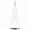 Stożkowa choinka z lampek, 550 niebieskich LED, 304 cm