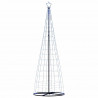 Stożkowa choinka z lampek, 550 niebieskich LED, 304 cm