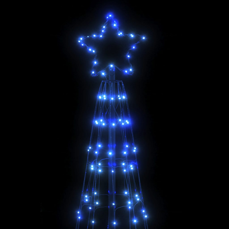 Stożkowa choinka z lampek, 550 niebieskich LED, 304 cm