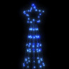 Stożkowa choinka z lampek, 550 niebieskich LED, 304 cm