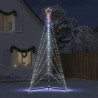 Lampki choinkowe, 615 kolorowych LED, 404,5 cm