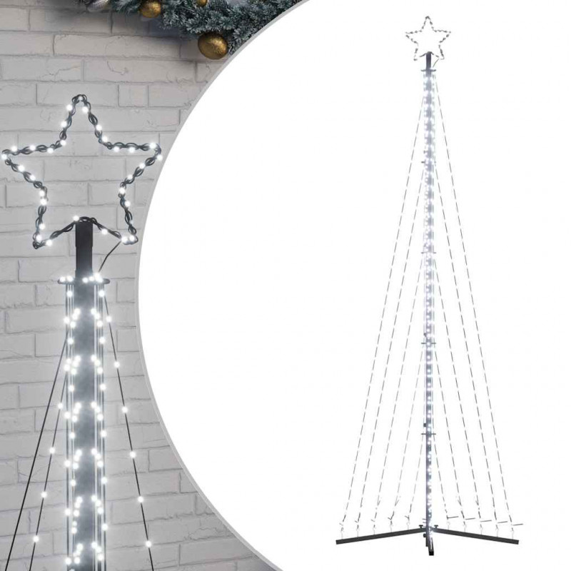 Lampki choinkowe, 495 zimnych białych LED, 300,5 cm