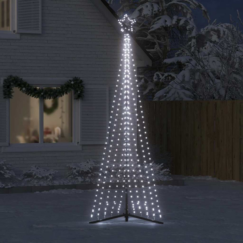 Lampki choinkowe, 495 zimnych białych LED, 300,5 cm