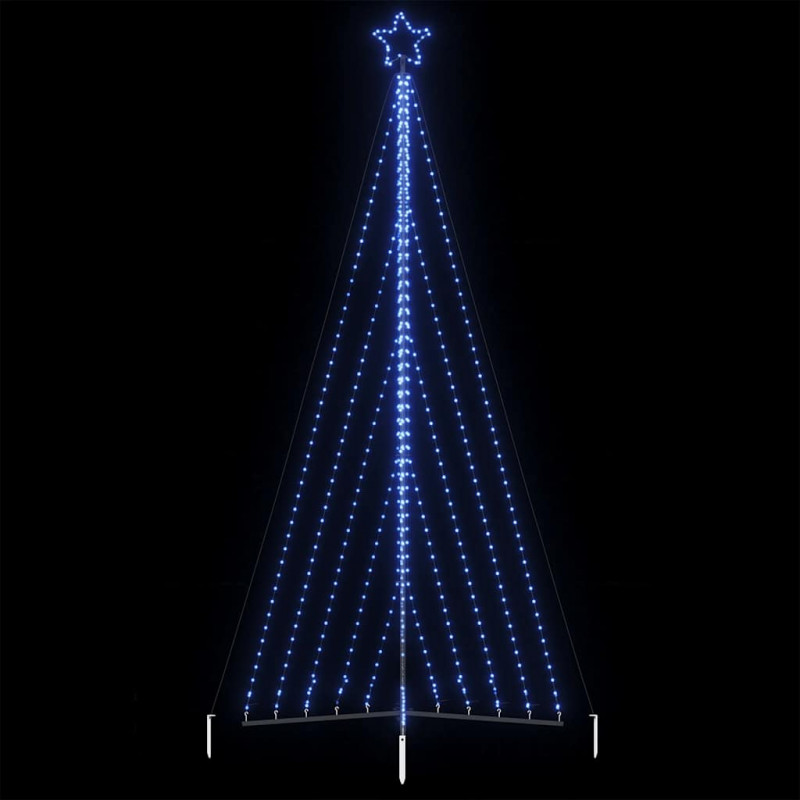 Lampki choinkowe, 570 niebieskich LED, 399 cm