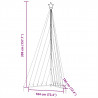 Lampki choinkowe, 570 niebieskich LED, 399 cm