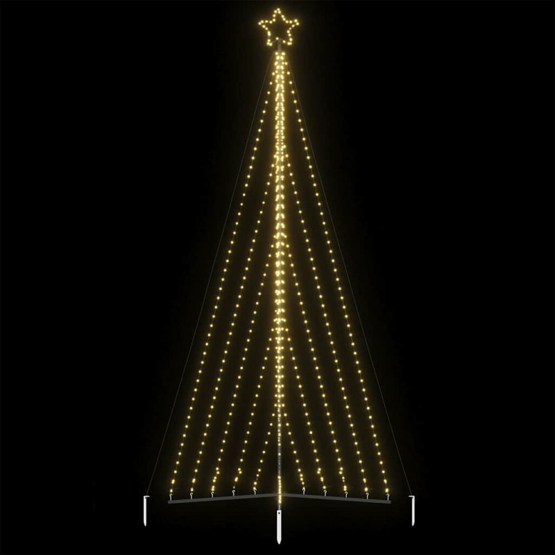 Lampki choinkowe, 570 ciepłych białych LED, 399 cm