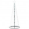 Stożkowa choinka z lampek, 200 zimnych białych LED, 182 cm
