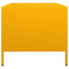 Stolik kawowy musztarda 68,5x50x43,5 cm stal walcowana na zimno