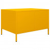 Stolik kawowy musztarda 68,5x50x43,5 cm stal walcowana na zimno
