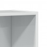 Regał, biały, połysk, 60x24x143 cm, materiał drewnopochodny