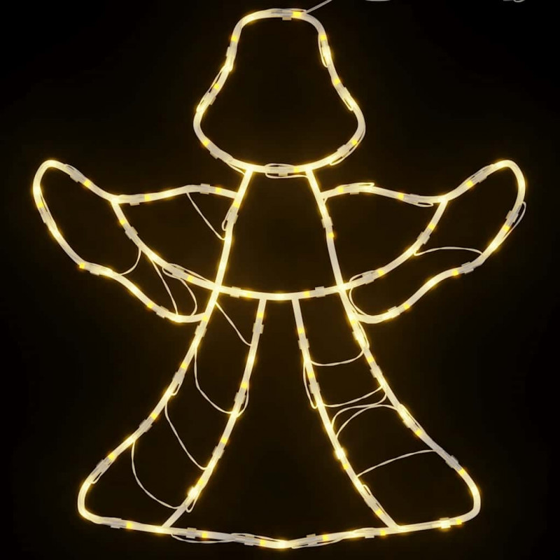Lampki świąteczne sylwetka anioła, 2 szt., 50 LED