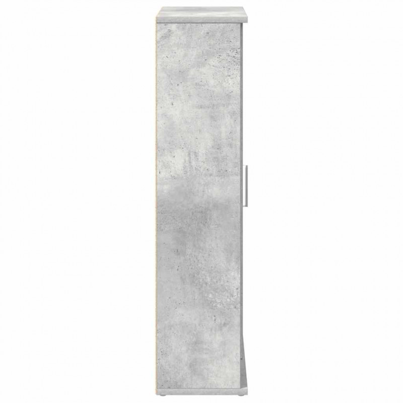 Szafka łazienkowa z uchwyty na rolki kolor betonu 20,5x22x72 cm