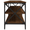 Szafka pod TV, brązowy dąb, 160x40x50, materiał drewnopochodny