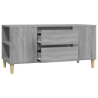 Szafka pod TV, szary dąb sonoma, 102x44,5x50 cm