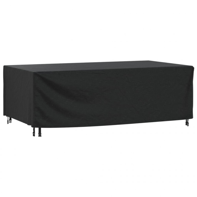 Pokrowiec na meble ogrodowe, czarny 229x113x73 cm, wodoszczelny