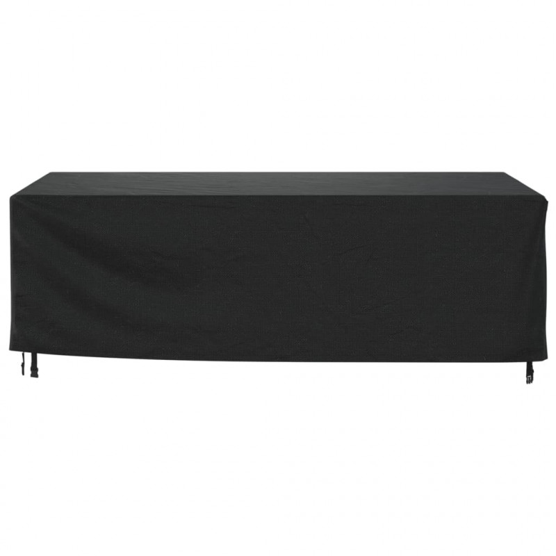 Pokrowiec na meble ogrodowe, czarny 229x113x73 cm, wodoszczelny