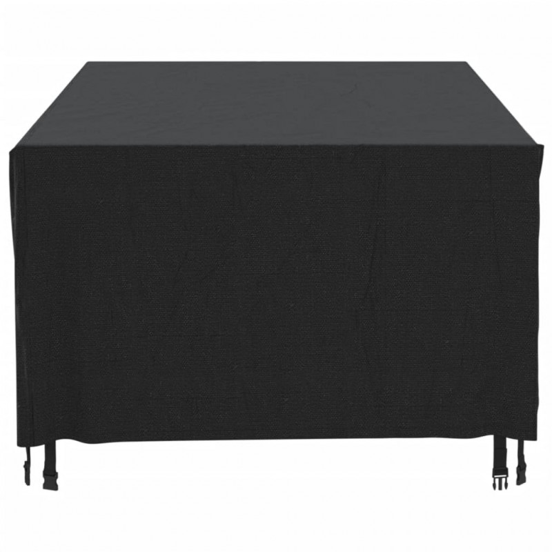 Pokrowiec na meble ogrodowe, czarny 229x113x73 cm, wodoszczelny