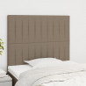 Zagłówki do łóżka, 2 szt., taupe, 80x5x78/88 cm, tkanina