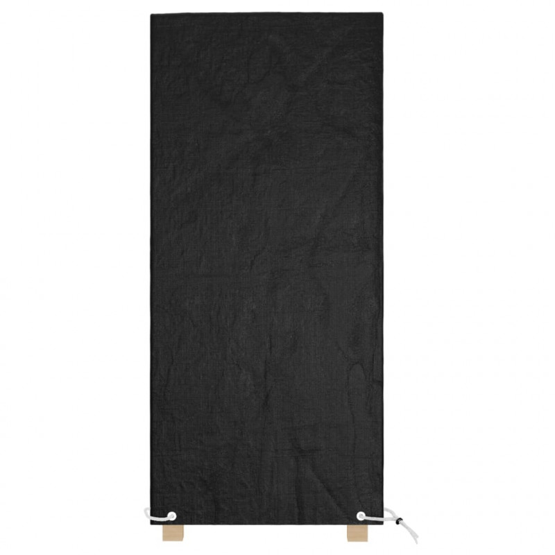 Pokrowce na krzesła ogrodowe, 2 szt., 8 oczek, 75x70x140 cm, PE
