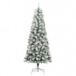 Sztuczna choinka zawiasowa, ośnieżona, 240 cm