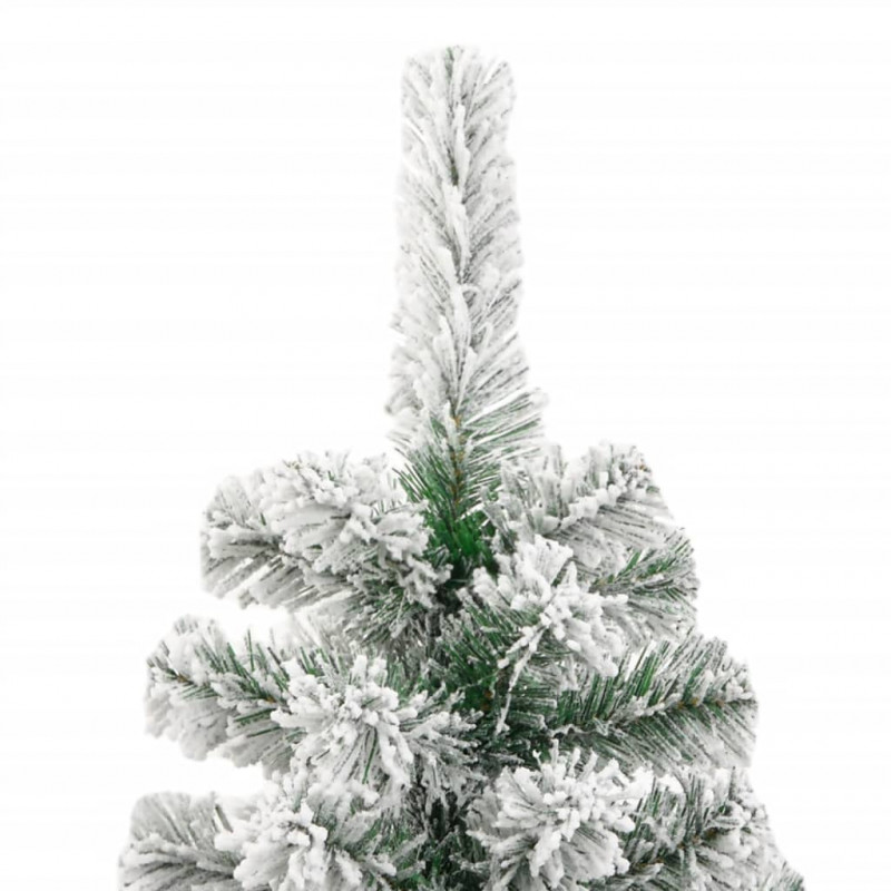 Sztuczna choinka zawiasowa, ośnieżona, 240 cm