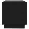 Szafka pod TV, czarna, 102x41x44 cm, materiał drewnopochodny
