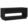 Szafka pod TV, czarna, 102x41x44 cm, materiał drewnopochodny