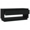 Szafka pod TV, czarna, 102x41x44 cm, materiał drewnopochodny