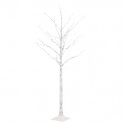 Brzoza z oświetleniem, 96 ciepłych białych LED, 180 cm