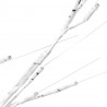 Brzoza z oświetleniem, 96 ciepłych białych LED, 180 cm
