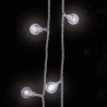 Lampki świąteczne, 20 m, 200 diod LED, zimna biel, 8 funkcji