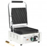 Grill do panini żebrowany, stal nierdzewna 1800 W 31x30,5x20 cm