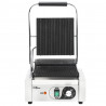 Grill do panini żebrowany, stal nierdzewna 1800 W 31x30,5x20 cm