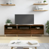 Szafka pod TV, brązowy dąb, 150x30x44,5 cm