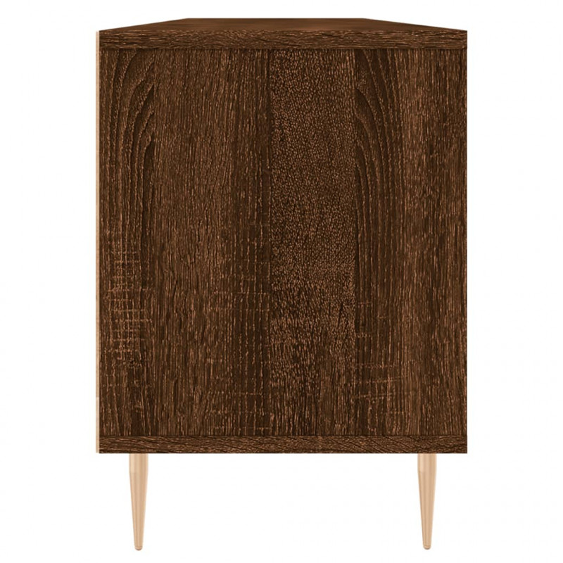Szafka pod TV, brązowy dąb, 150x30x44,5 cm
