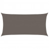 Żagiel przeciwsloneczny, 160 g/m², antracytowy, 2,5x5 m, HDPE