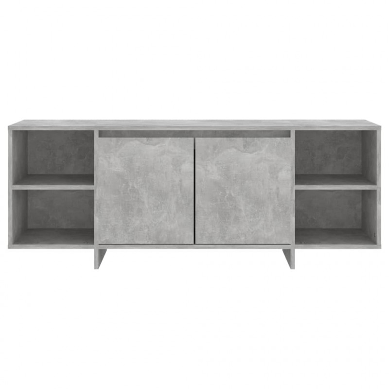 Szafka pod TV, szarość betonu, 130x35x50 cm