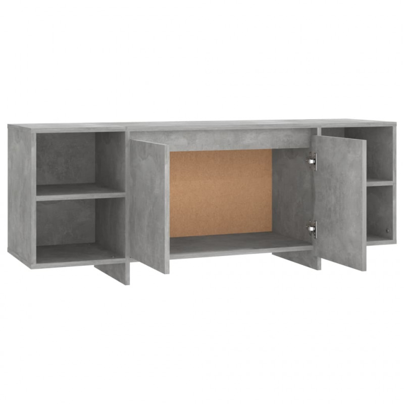 Szafka pod TV, szarość betonu, 130x35x50 cm
