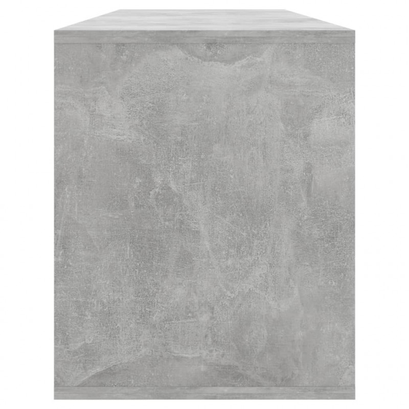 Szafka pod TV, szarość betonu, 130x35x50 cm