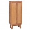Komoda z 5 szufladami, 40x30x100 cm, lite drewno tekowe