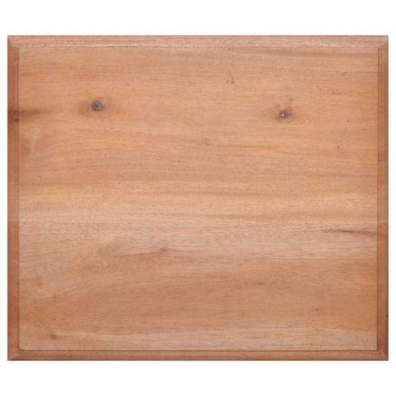 Stolik nocny, 35x30x60 cm, lite drewno mahoniowe