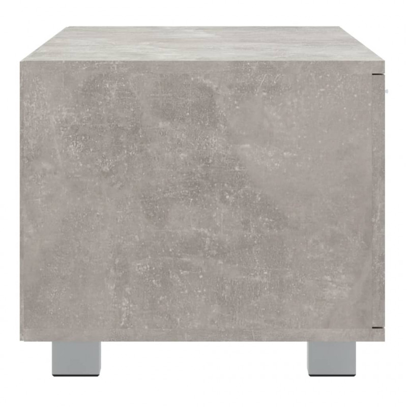 Szafka pod TV, szarość betonu, 140x40,5x35 cm
