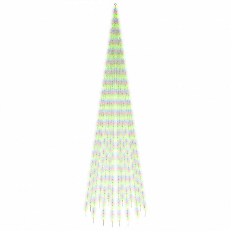 Choinka do montażu na maszcie, 1134 kolorowych LED, 800 cm
