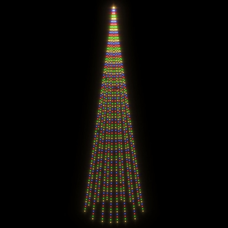 Choinka do montażu na maszcie, 1134 kolorowych LED, 800 cm