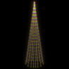 Choinka do montażu na maszcie, 1134 kolorowych LED, 800 cm